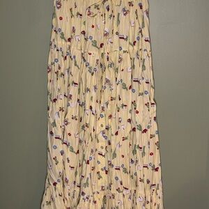 Vintage Western Pearl Snap Front Skirt